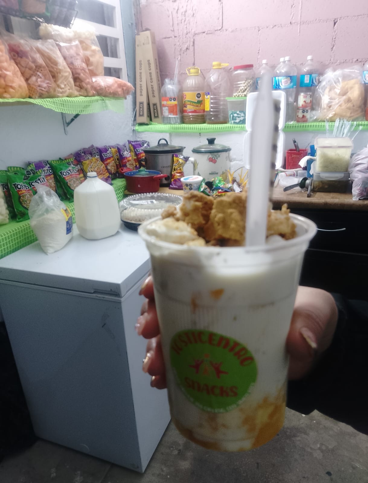 Vaso preparado en Tosticentro Los Nietos